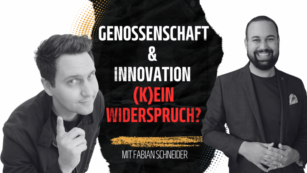 Alexander Pokorny interviewt Fabian Schneider zum Thema Innovation in Genossenschaften